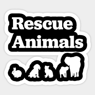 Rescue Animals Sticker